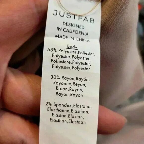 Just Fab Women's Taupe Poly/Rayon/Spandex Lightweight Paperbag Shorts w Pockets - Picture 12 of 12